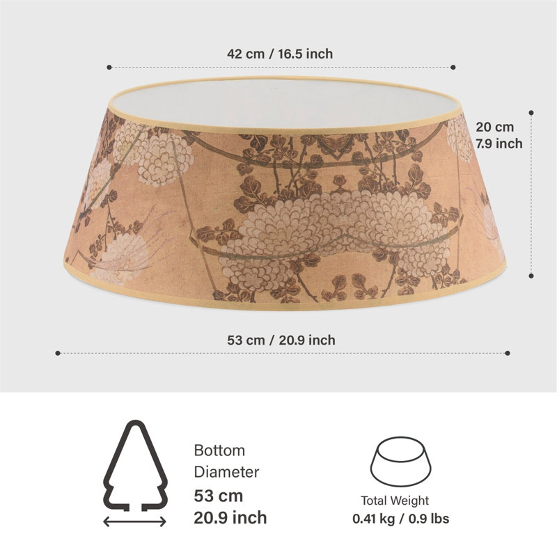 Abstract Burlap Tree Collar