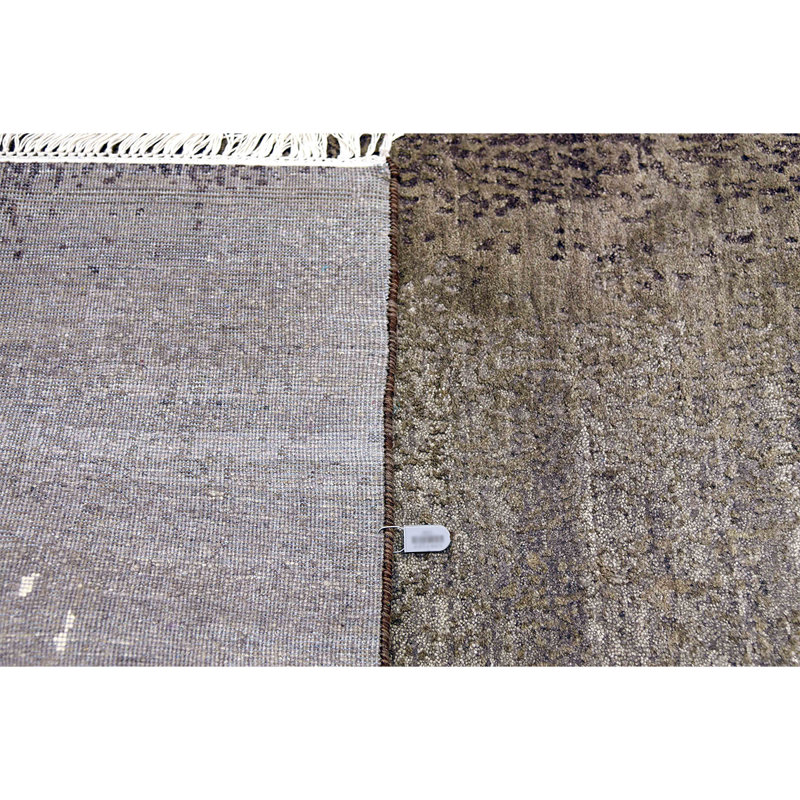 Hand Knotted Area Rug, Rectangle 8' x 10'