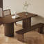 Ensemble de table créative entièrement en bois massif-107498844