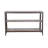Ayka Sofa Table w Shelf, Nailhead Accent, 48 Inch Rectangular Brown