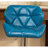 Glasgow Contemporary Tufted Adjustable Height Hidraulic Bar Stools, Set Of 2, Blue-218035105