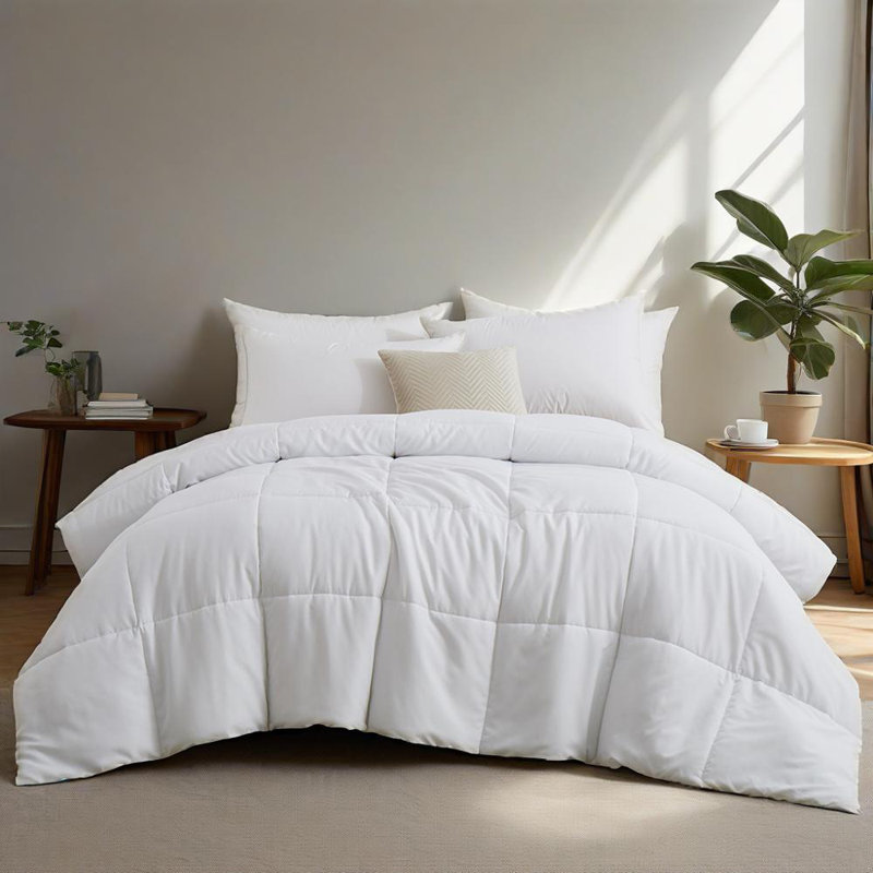 Édredon en duvet synthétique Summer, Lit simple