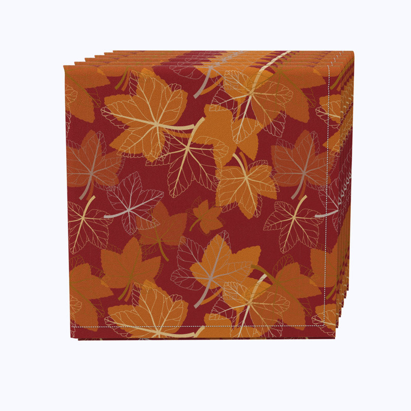 Cotton Floral Square Napkin