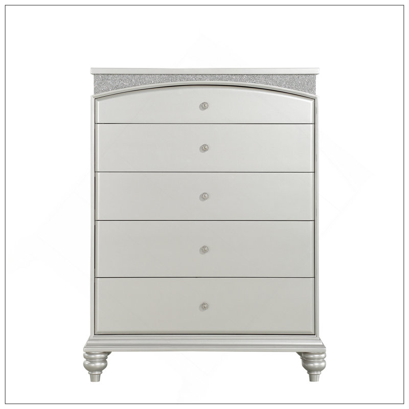 Commode à finition platine Maverick