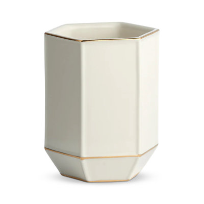 Corbeille pour déchets en porcelaine embossée Nsonowa