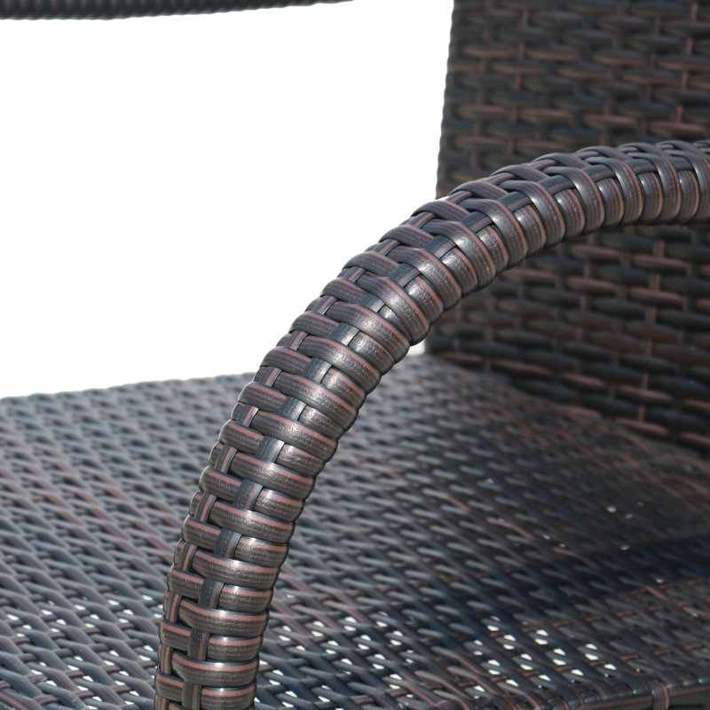 Tabourets de bar extérieurs (paire) - Contemporain et métal pour le jardin (de 2), structure solide, siège d'une hauteur de 30 po, salon