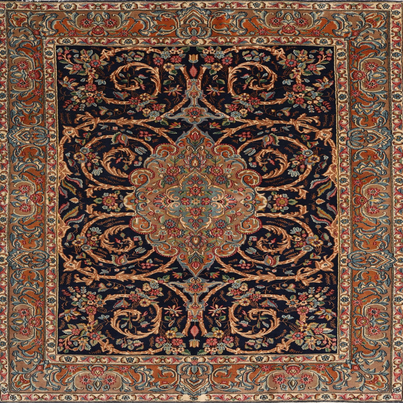 Eaman Oriental Indoor Rug, Square 3'