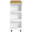 Rahi 105 cm W Kitchen Cart with-363085722