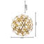 Lustre moderne à DEL 42 lumières Menges-29552655
