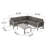 Caggiano 10 - Person Patio Conversation Set with Cushions-956332460