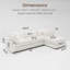 Canapé modulaire en L 120,5 po Abramson-857623878