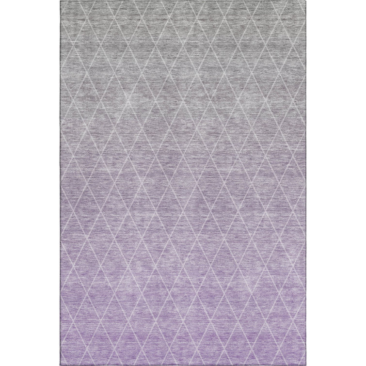 Premium Machine Washable Verrett AMF1175 Geometric Rug