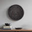 Horloge murale noire Fera