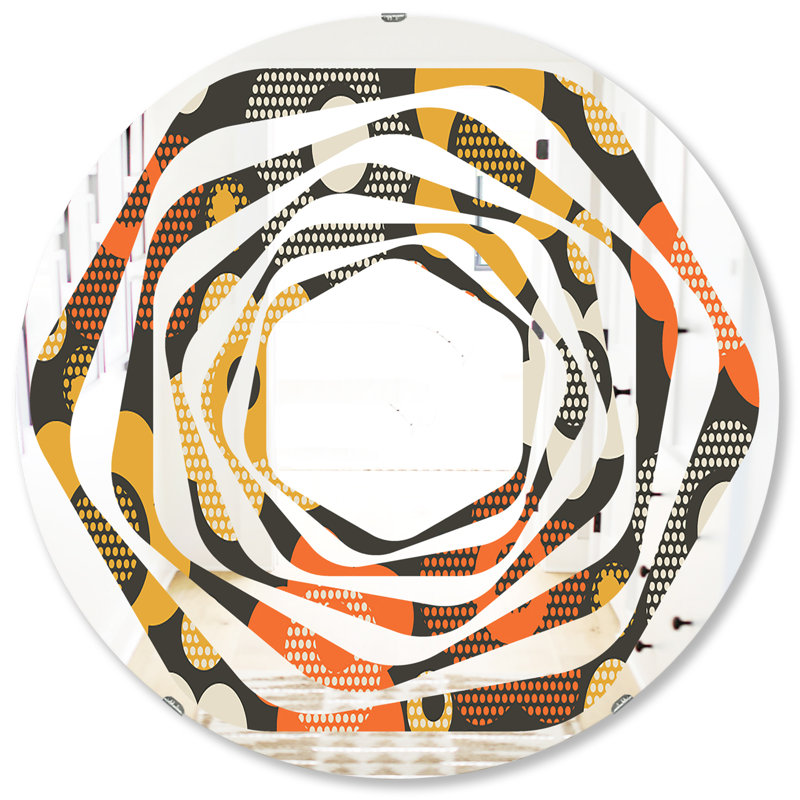 Miroir mural Floral, 31,5 po x 31,5 po