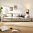 White Polyester Modular Sofa cushion couch