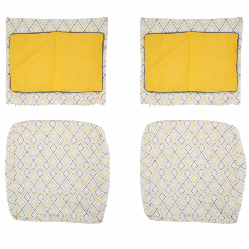 Castelli Outdoor Sunbrella Cushion Cover, Sunflower Deluxe Sunbrella®