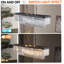 Lustre rectangulaire moderne en cristal Modern Industrial-130217989