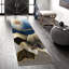 Élégant tapis contemporain non tissé à motif géométrique complexe non tissé, idéal pour les décors modernes-129546581