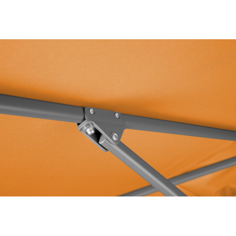 Tunis 2.7m x 1.5m Rectangular Market Parasol, Tangerine