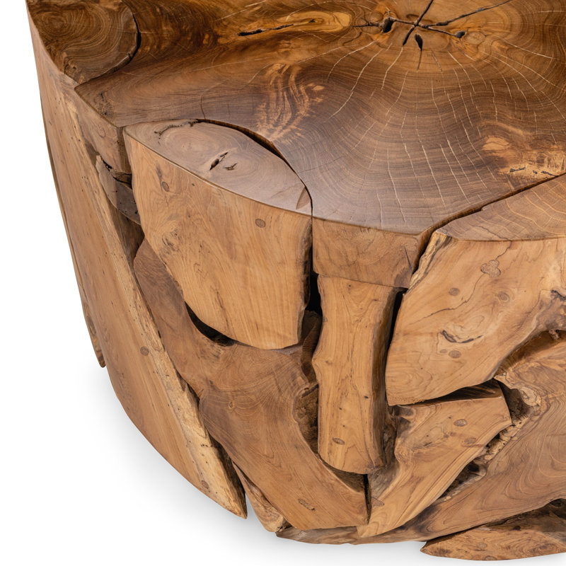 Rhea Solid Wood Coffee Table