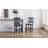 Chic Slat Back Wooden Counter Stools with Upholstered Seats-99343619-99343620