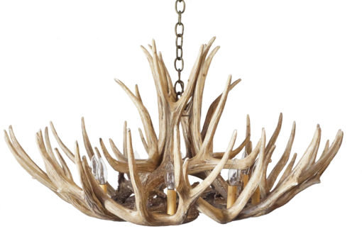 Lustre géométrique 8 lumières unique/à l’état Agnes, H 22 po x l 37 po x P 37 po