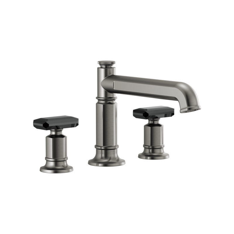 Invari® Roman Tub Faucet, Luxe Steel, Knob