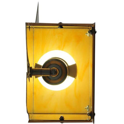 Anite Stainless Steel Flush Mounted Sconce