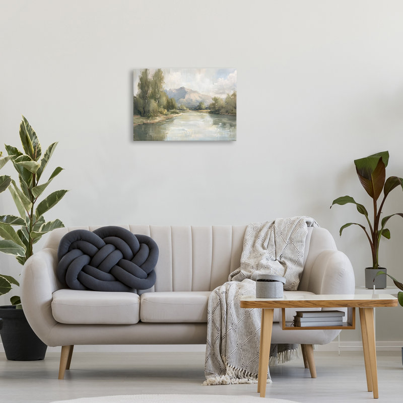 «Where The River Goes», conception par Petal Prints Design, H 16 po x l 24 po