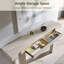 Console de 63 po en bois de style minimaliste moderne pour le hall d'entrée et le salon avec 2 tiroirs-914921355