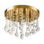 Plafonnier encastré cylindrique en cristal 11,8 po Theodora-180961239