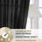 Toyoko Linen Blend Semi-Sheer Back Tab Curtains-1065180991-1071538360