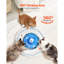 Fontaine à chat en céramique 2,1 l, distributeur d'eau pour animal de compagnie en forme de petit gâteau avec pompe ultra-silencieuse, zone de boisson à 360 ° et filtration multicouche pour chats et chiens