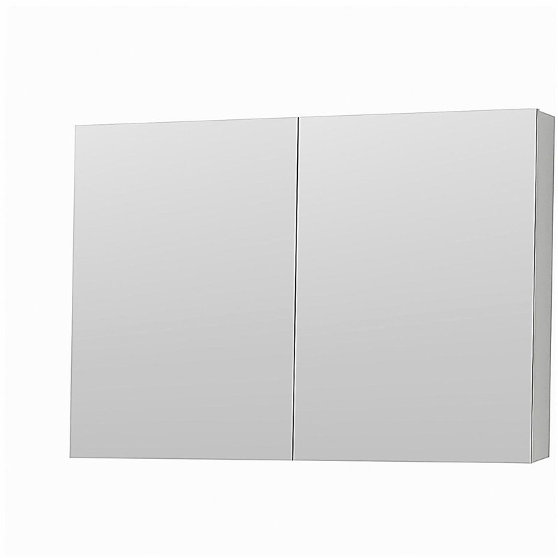 Armoire à pharmacie de salle de bain avec miroir à bords biseautés 36 po x H 26 po