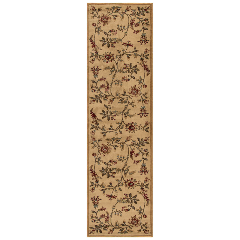 Carolane Performance Floral Rug, Runner 2'3" x 8'