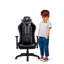 DIABLO CHAIRS Black/Gray Executive Chair with Wheels