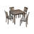 Elegant 5-piece Wooden Dining Table Set