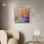 Art abstrait moderne sur toile de pétales prismatiques par Art Remedy-107777957-107777958