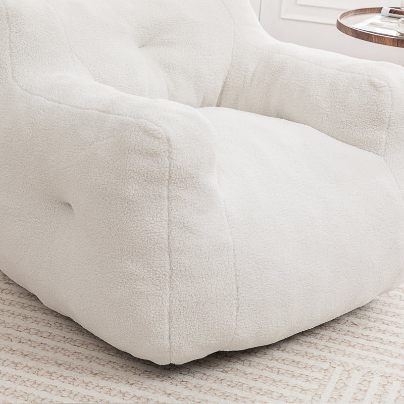 Fauteuil à billes, Ourson blanc
