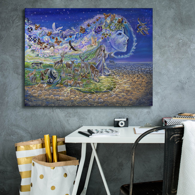  «Trail Of Restoration» par Verena Wild, art mural sur toile, 54 po x 40 po, H 26 po x l 34 po