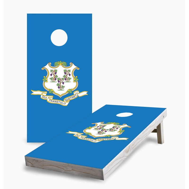 Ensemble de panneau de maïs avec lumières DEL, Connecticut State Flag, Connecticut