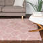 Tapis à poils longs rubis rose clair Rugs.com-2055909914
