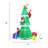 8FT Santas Climbing A Tree Inflatable
