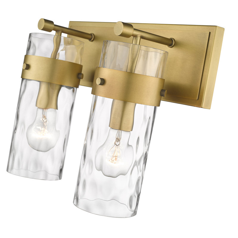 Aultman 2 - Light Dimmable Vanity Light, Rubbed Brass