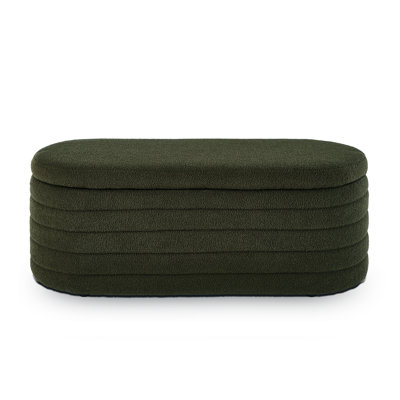 Hazelzet Fabric Upholstered Storage Bench