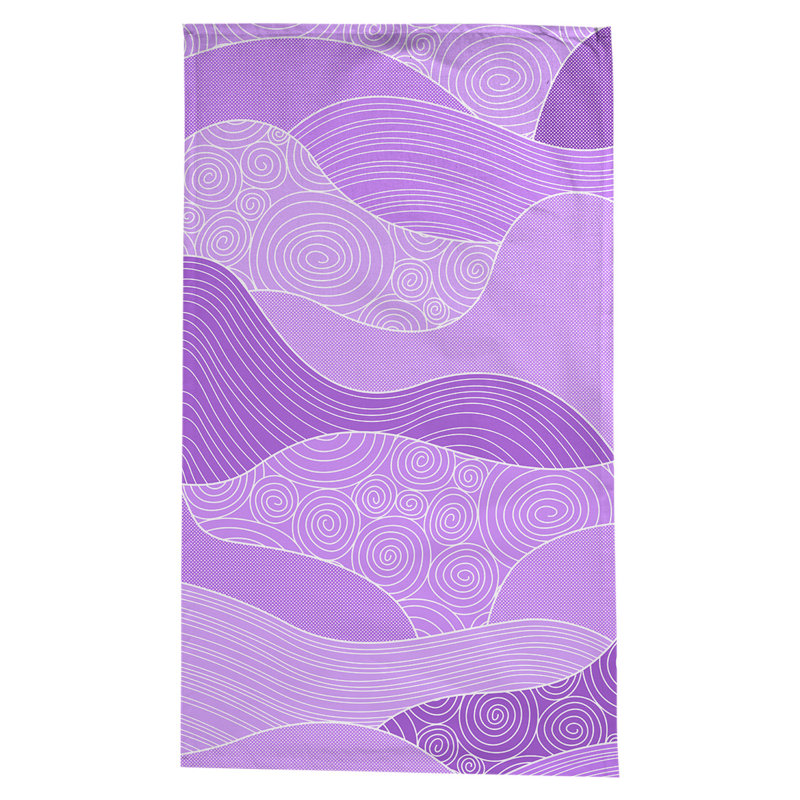 Nappe ondulations à la main Leffel, Violet