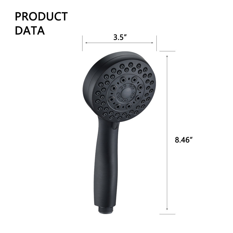 Pomme de douche à main complète, Bronze frotté à l'huile