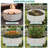 2 Pcs Round Raised Garden Bed, 2 x 1 ft Galvanized Metal Garden Bed Kit with Rust Resistant Steel, Safety Edge and Easy Assembly for Vegetables, Fruits and Flowers-1057453086-1057453058