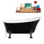 1699.3mm x 800.1mm Soaking Acrylic Bathtub-789989671-789989667