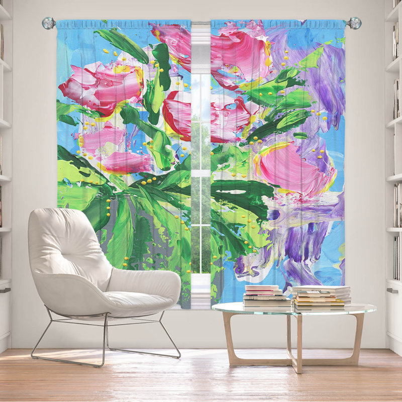 Paire de rideaux obscurcissant en polyester Farwah, L 40 po x L 82 po